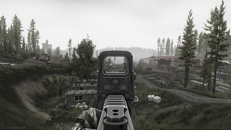 Reticle in use