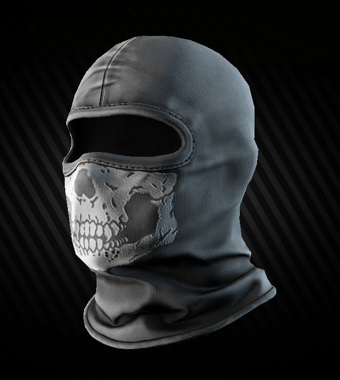 Ghost Balaclava Skull - masque facial élastique effrayant