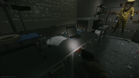 Clé USB branchée sur l'ordinateur portable