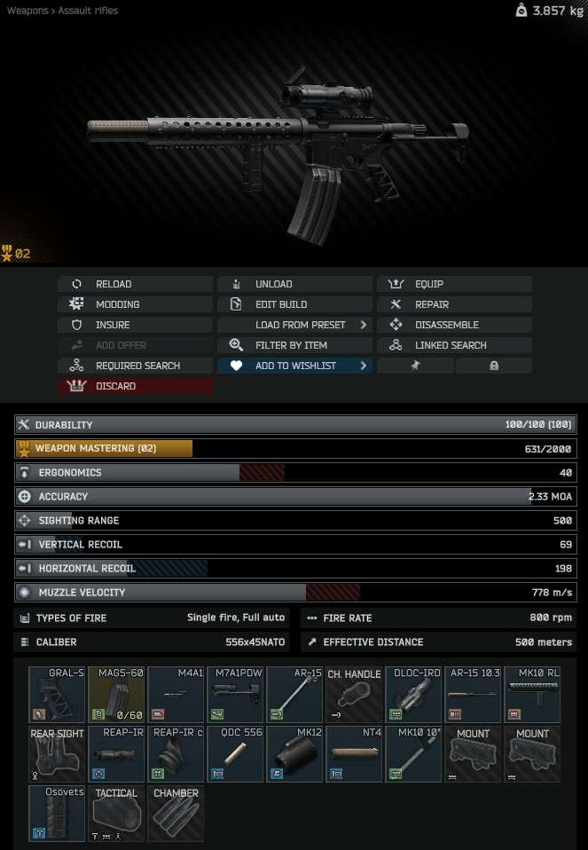 Armurier Partie 22 — Escape from Tarkov Wiki
