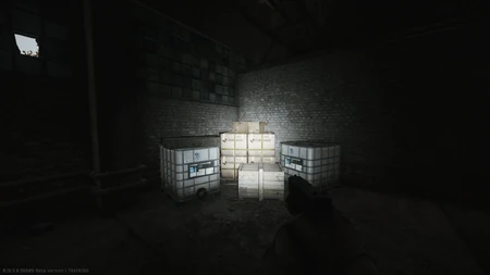 Cargo 2 next to the showers