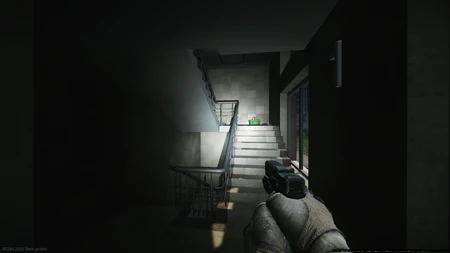 Staircase to apartment 63