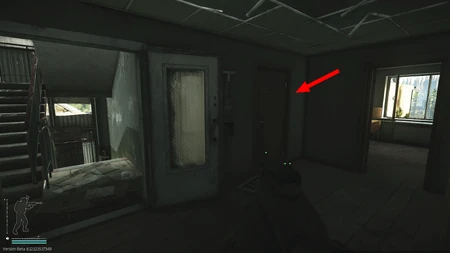 La porte de la salle de contrôle Clé RB-OB au 2eme étage