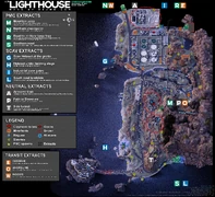 Lighthouse spawns marked on map