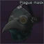 Plague mask icon