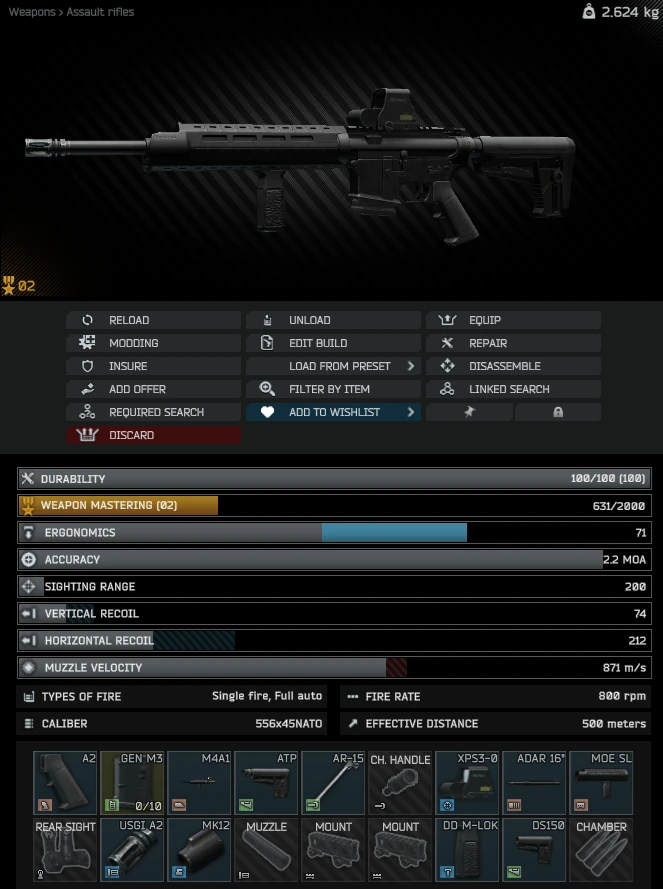 Gunsmith - Special Order - The Official Escape from Tarkov Wiki