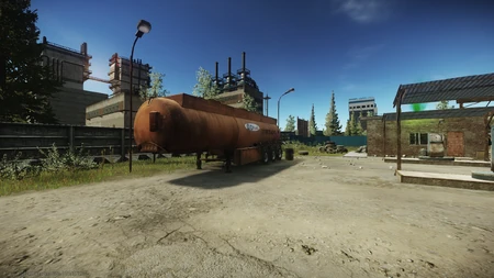 Tanker truck #3 next to the "Old Gas Station" extraction