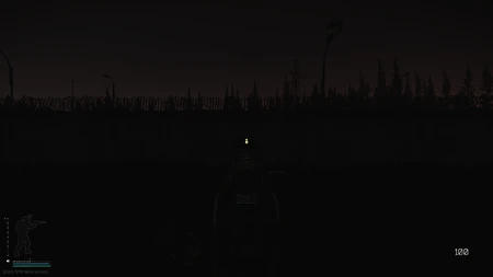 Rear sight used in combination with AKMP system front sight device