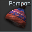 Pompon hat icon