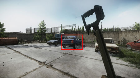 Customs: Car near the "Shortcut"