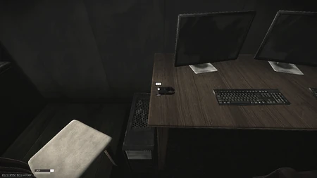 Chambre 301 aile ouest, sur le dessus des cuves blanches