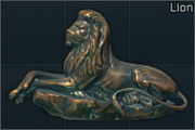 Bronze Lion Icon