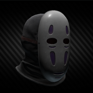 Blank Faceless Mask With Chubby Cheeks