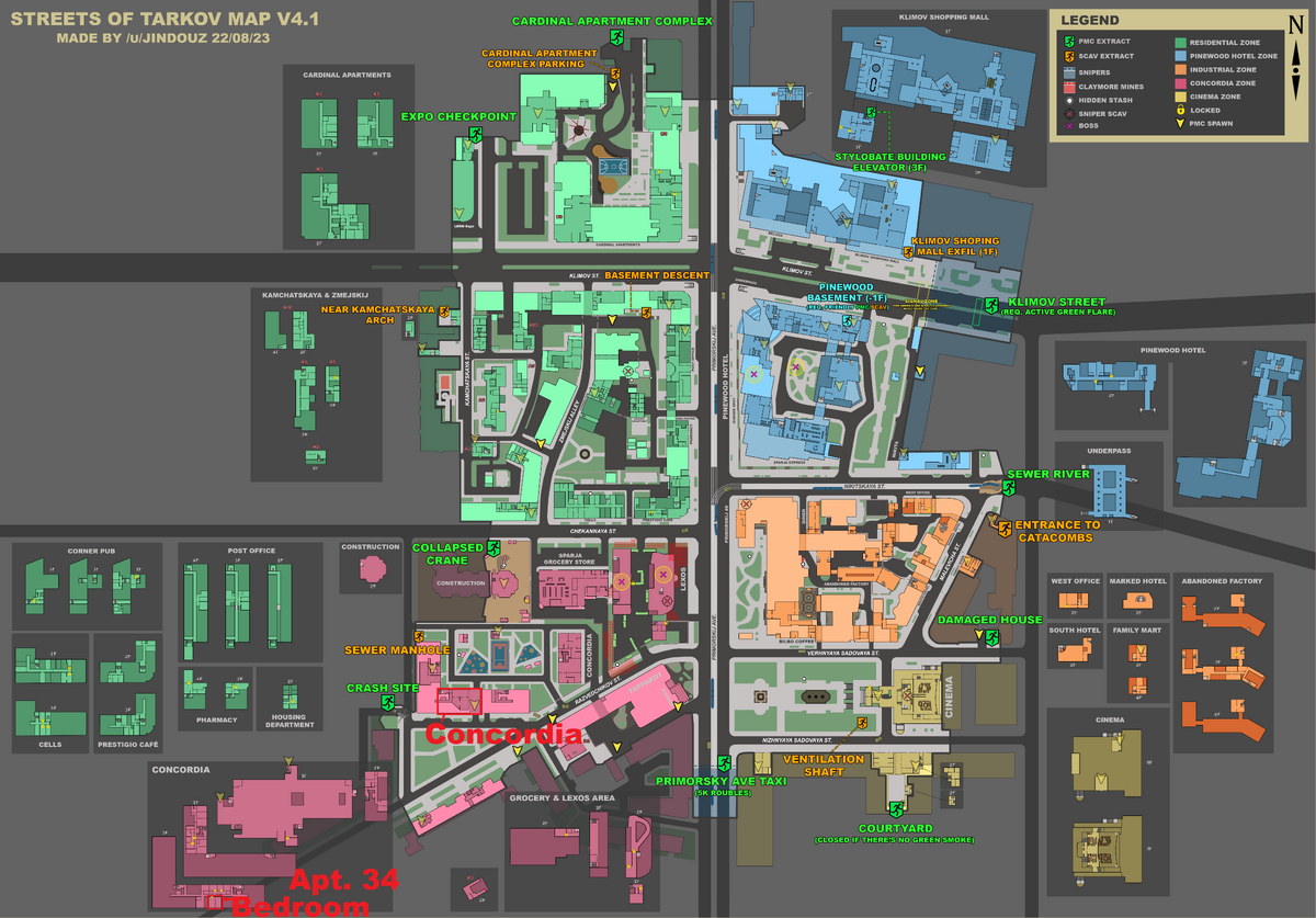 Ключ от комнаты в квартире 34 в Concordia — Escape from Tarkov Wiki