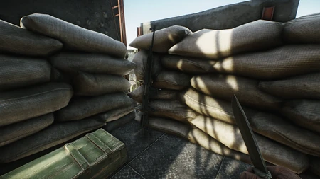 At the base of the dome