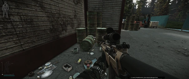 Les barils où doit être placé la Lunette thermique Trijicon REAP-IR