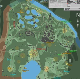 Location of the car marked on map