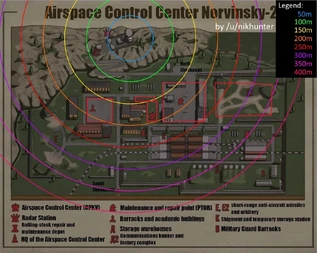 Les zones entourées en rouge, sont celles ou les SMP et les Scav traversent la carte