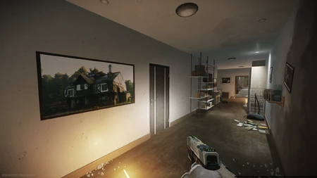 Porte de la chambre.