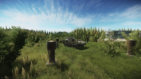 První LAV III, nad bunkry s hermetickými dveřmi