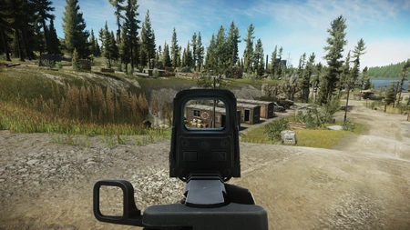 Reticle in use