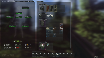 Pre-alpha inventory