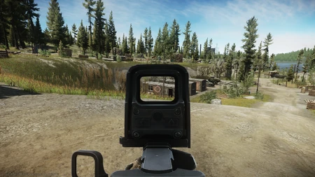 Reticle in use