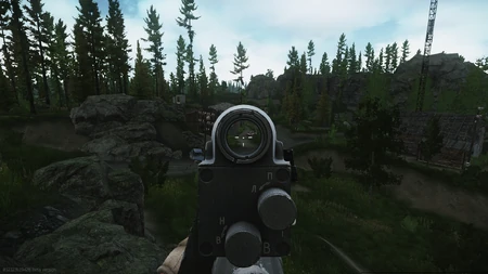 Reticle in use