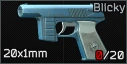 Blicky pistol icon