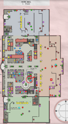 Interchange first floor map with store location marked