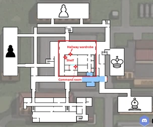 Emplacements des documents indiqués sur la carte