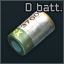 D Size Battery Icon