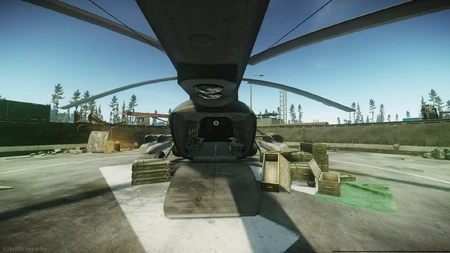 L'hélicoptère MI-8, à l'intérieur