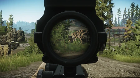 Reticle in use