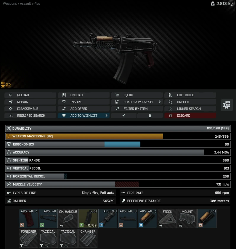 Gunsmith - Part 2 - The Official Escape from Tarkov Wiki