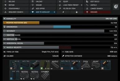 AK Custom Arms AGS-74 PRO + Sniper Kit pistol grip - The Official