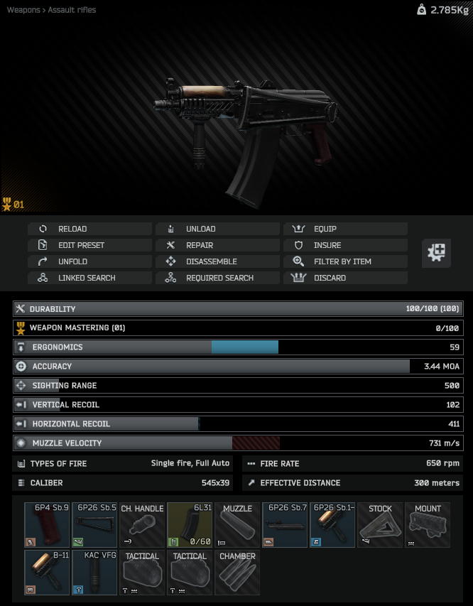 Gunsmith Part 2 The Official Escape From Tarkov Wiki