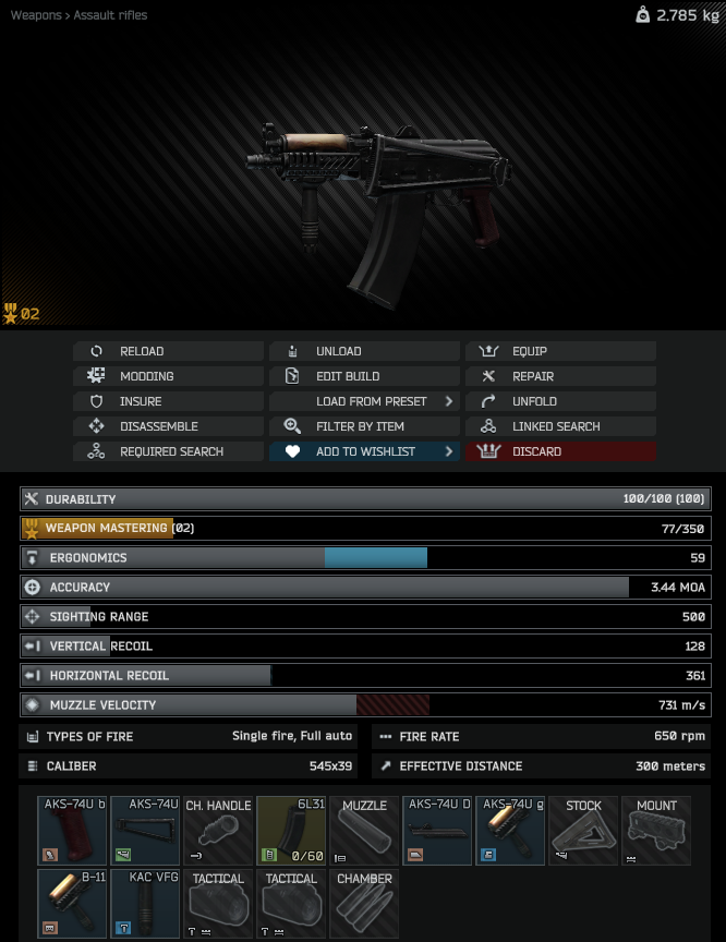 Gunsmith Part 2 The Official Escape From Tarkov Wiki