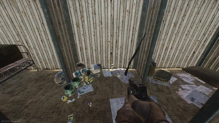 MP-153 in the center of the cabin