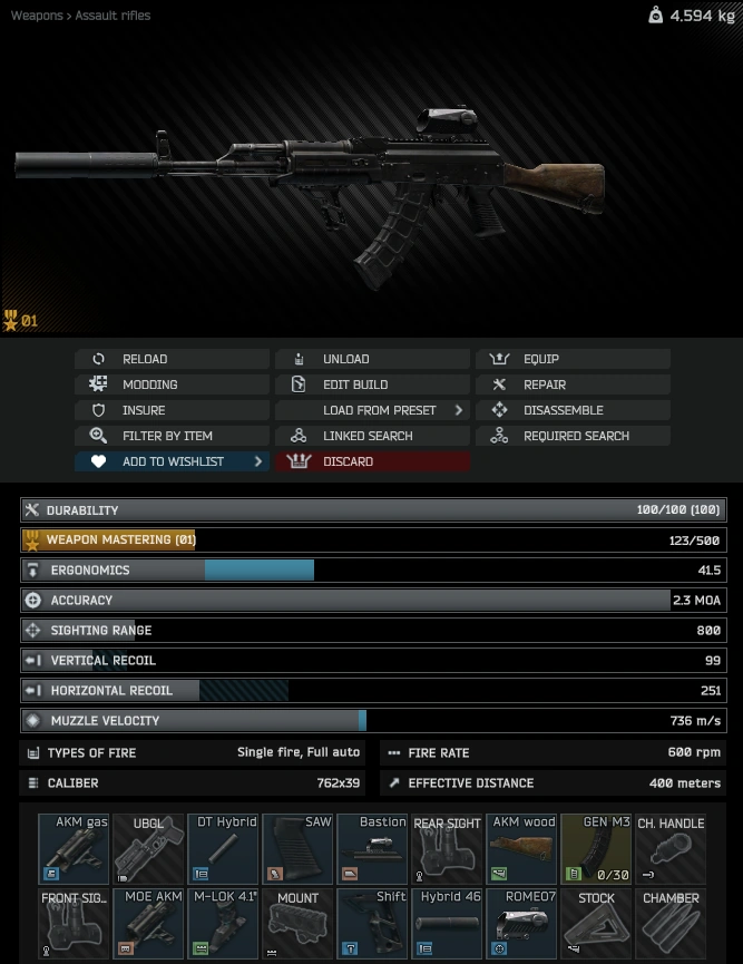 Armurier Partie 6 — Escape from Tarkov Wiki