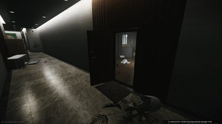 Porte de l’appartement au deuxième étage.