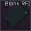 Blank RFID keycard icon