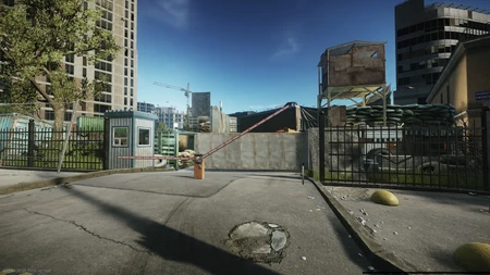 Entrée du campement