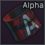 Alpha armband icon