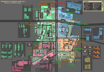 Bâtiment indiqué sur la carte