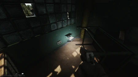 Third spawn floating next to the fallen over table