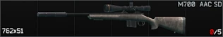Снайперская винтовка Remington M700 7.62x51 AAC SD