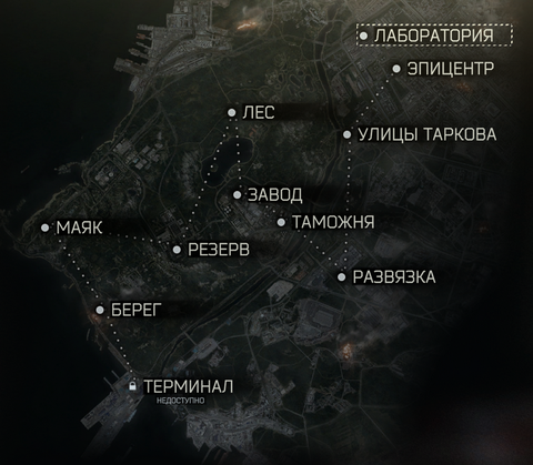 Tarkov map