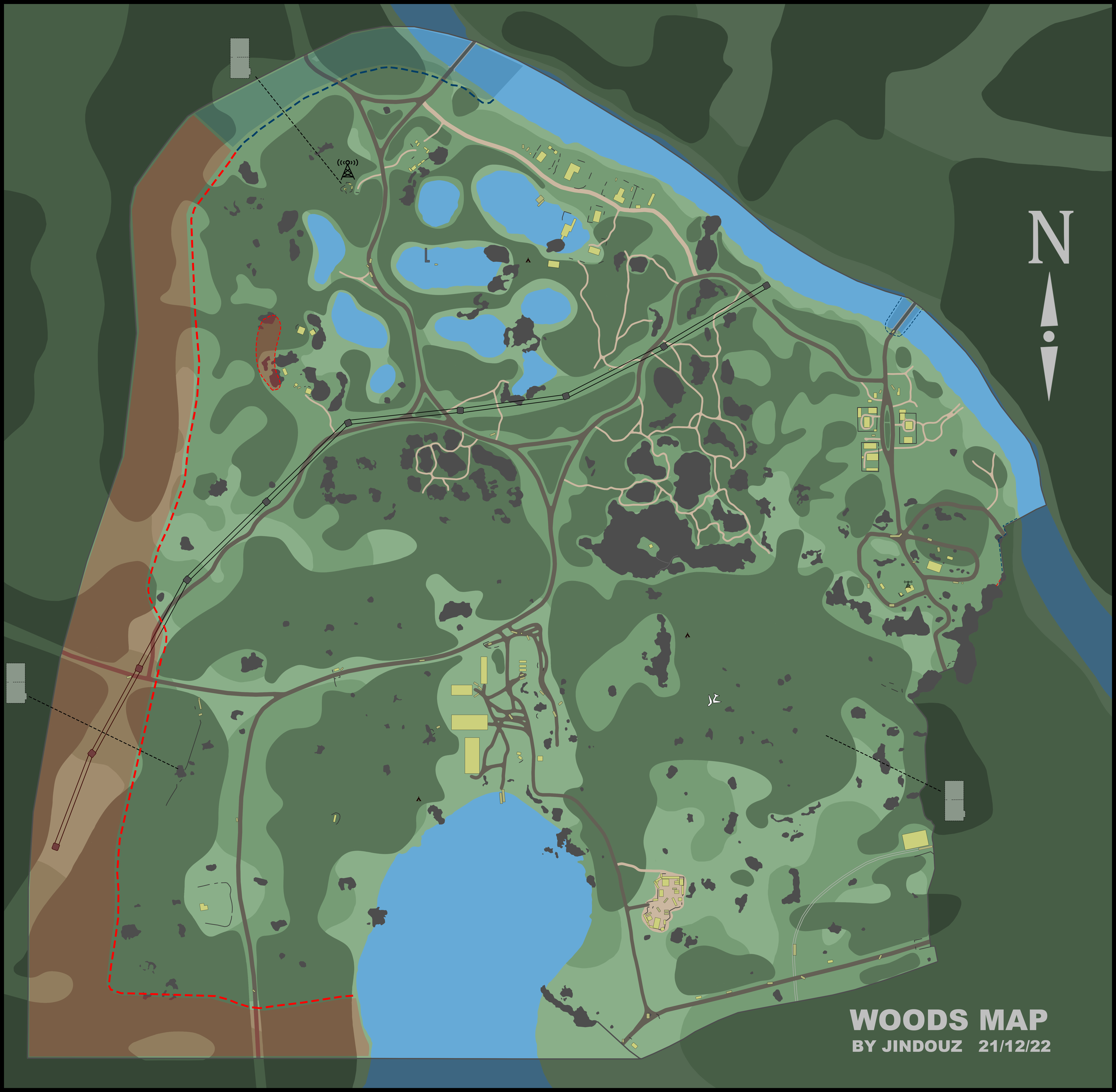 Новый тарки карта. Карта лес Тарков 2022. Бункер диких Тарков лес. EFT карта лес. Карта Таркова лес.