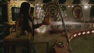 Safiya successfully saves Teala Dunn from The Circus Tent Challenge.